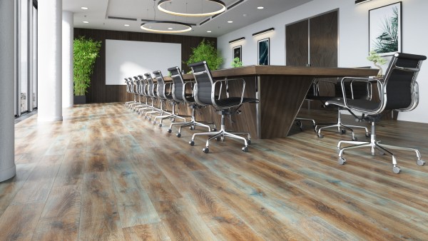 Кварцвинил Fargo Comfort 366-2B Дуб Карамельный  градиент