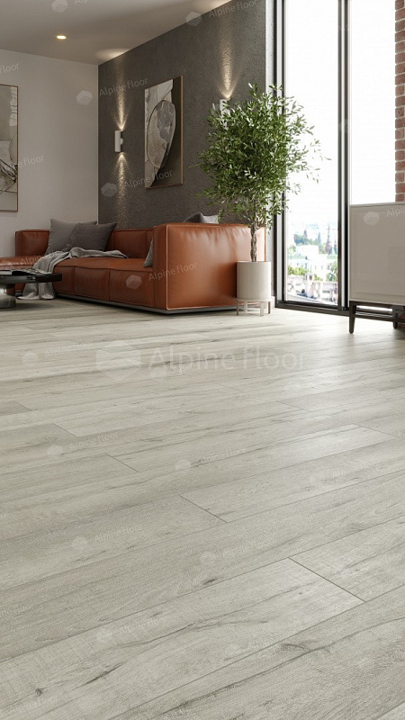 Кварцвинил Alpine Floor Premium XL Eco 7-22 Дуб Серебряный