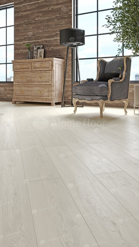 Кварцвинил Alpine Floor Классика (Classic) Еco 134-7 Дуб Арктик