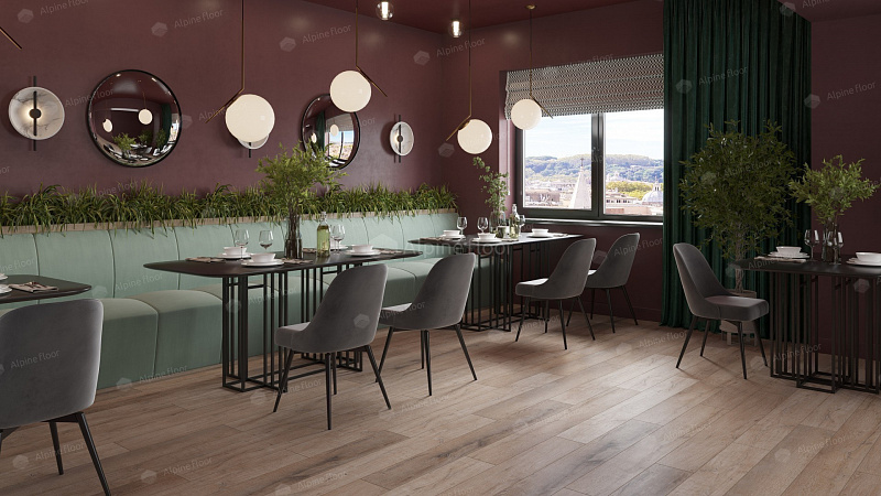 Кварцвинил Alpine Floor Premium XL Eco 7-20 Дуб Персиковый