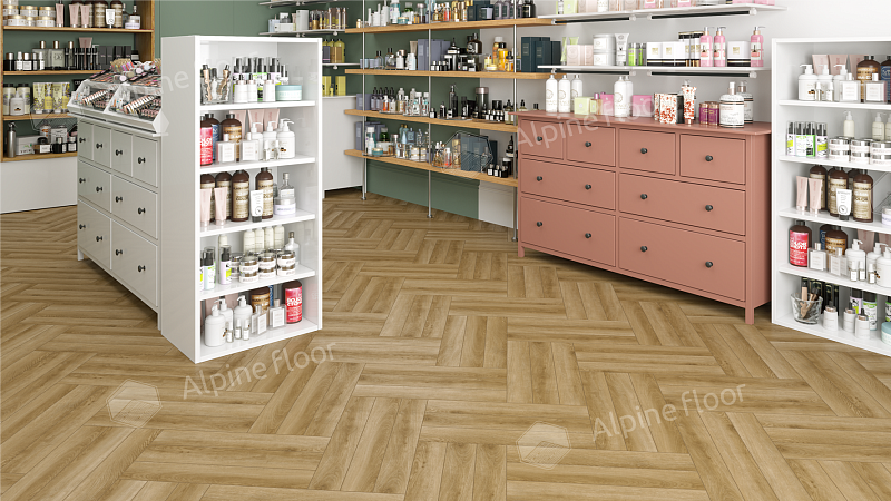 Ламинат AlpineFloor Herringbone 12 Pro LF106-02 Дуб Эльзас