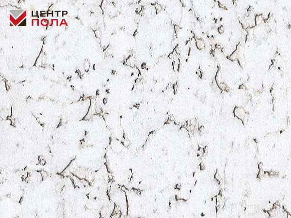 Настенное клеевое пробковое покрытие CorkStyle Wall Design Monte Snow
